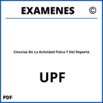 Examenes Ciencias De La Actividad Fisica Y Del Deporte UPF