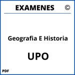 Examenes Geografia E Historia UPO