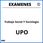 Examenes Trabajo Social Y Sociologia UPO