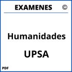 Examenes Humanidades UPSA