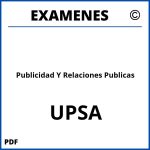 Examenes Publicidad Y Relaciones Publicas UPSA