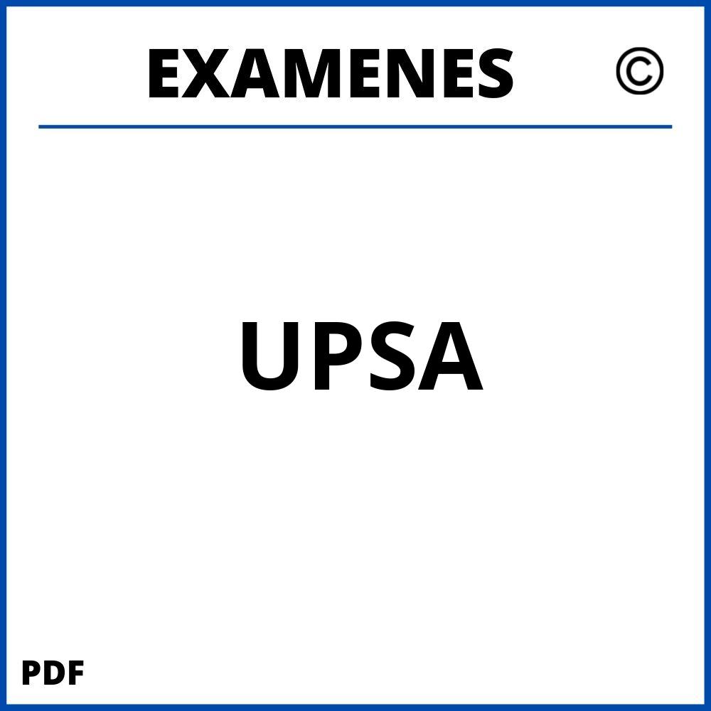 Examenes UPSA Universidad Pontificia de Salamanca