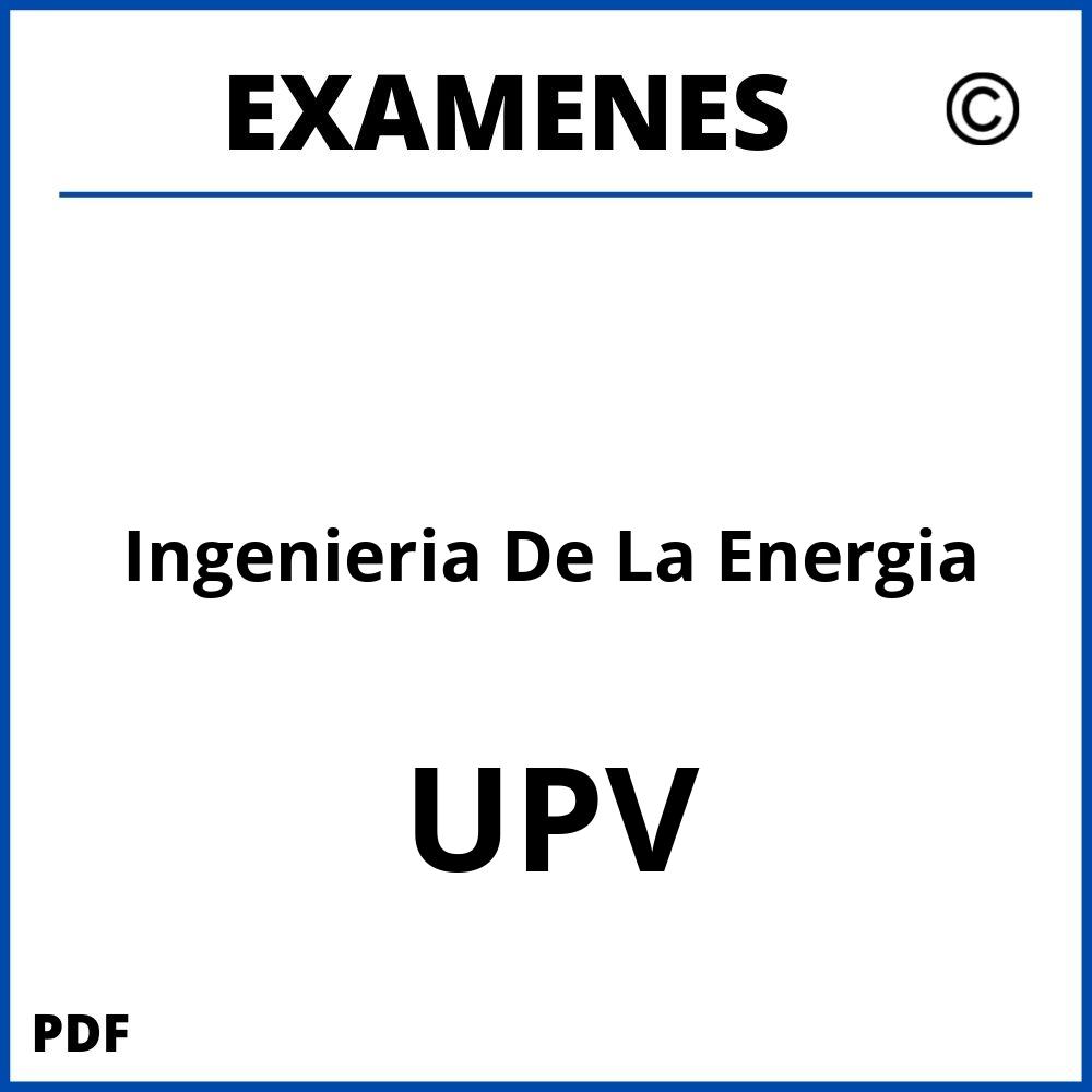 Examenes Ingenieria De La Energia UPV