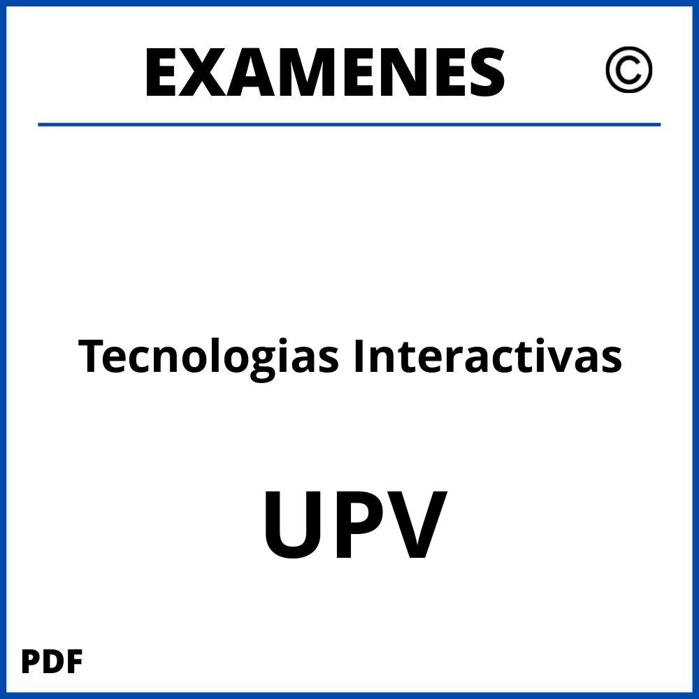 Examenes UPV Universidad Politecnica de Valencia