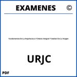 Examenes Fundamentos De La Arquitectura Y Diseno Integral Y Gestion De La Imagen URJC