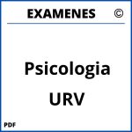 Examenes Psicologia URV