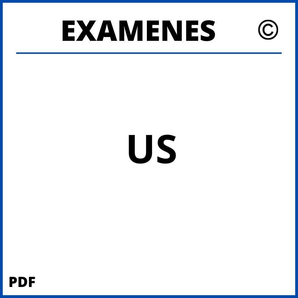 Examenes US Universidad de Sevilla