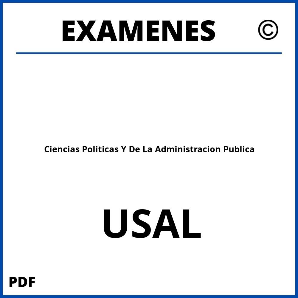 Examenes USAL Universidad de Salamanca