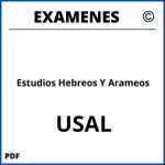 Examenes Estudios Hebreos Y Arameos USAL