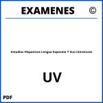 Examenes Estudios Hispanicos Lengua Espanola Y Sus Literaturas UV
