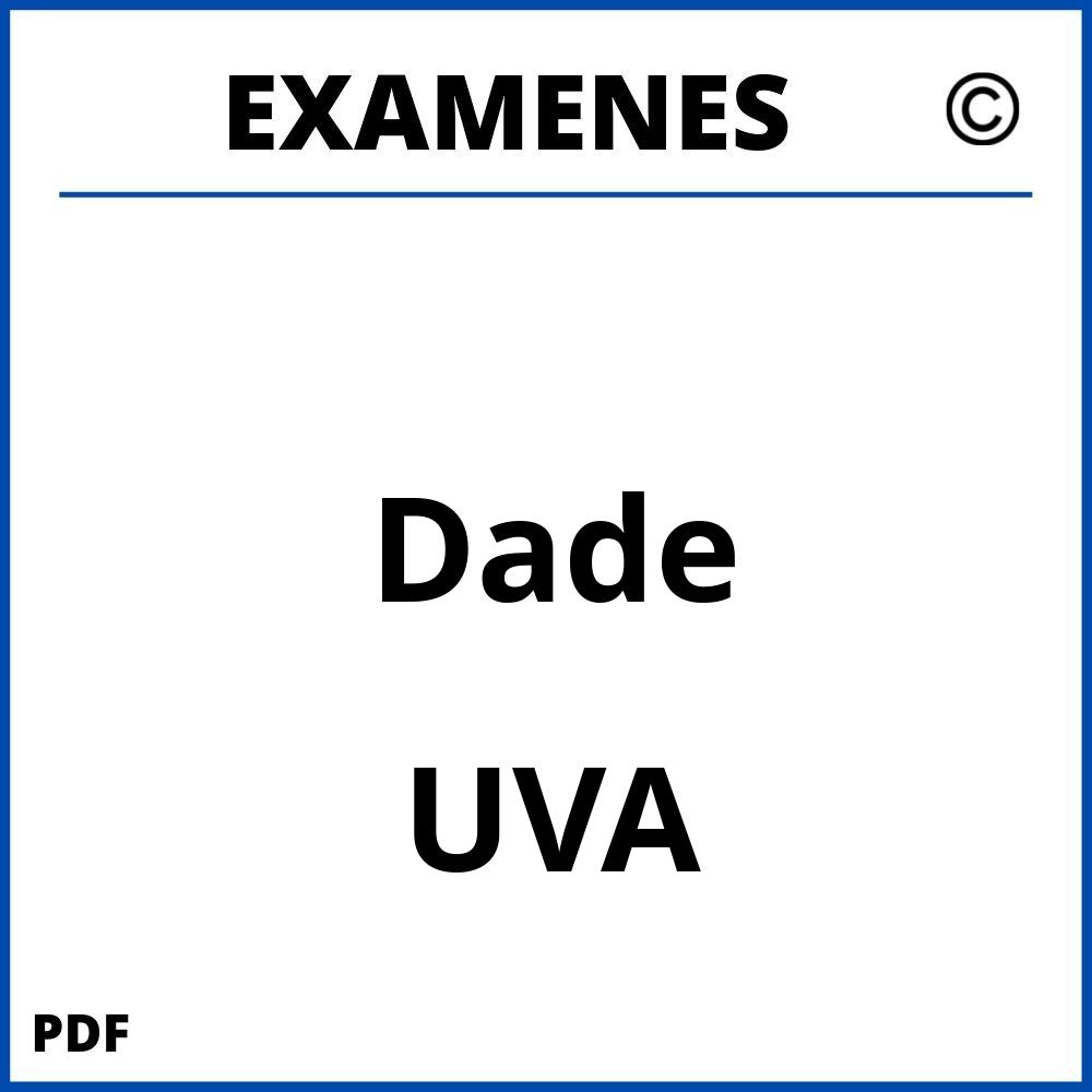 Examenes UVA Universidad de Valladolid