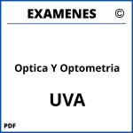 Examenes Optica Y Optometria UVA