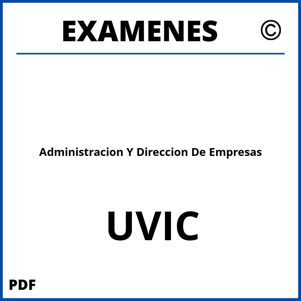 Examenes UVIC Universidad Central de Catalunya