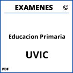 Examenes Educacion Primaria UVIC
